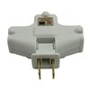 Projex Grounded 3 outlets Swivel Tap Adapter CL-204/09PRJ